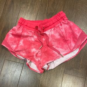 pink lulu lemon shorts